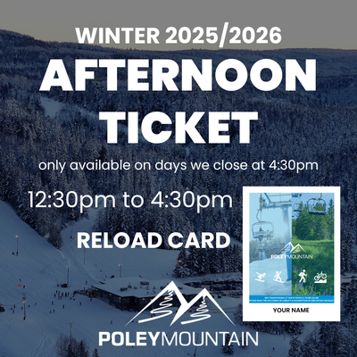 Lift Ticket Afternoon-Adult (Reload)