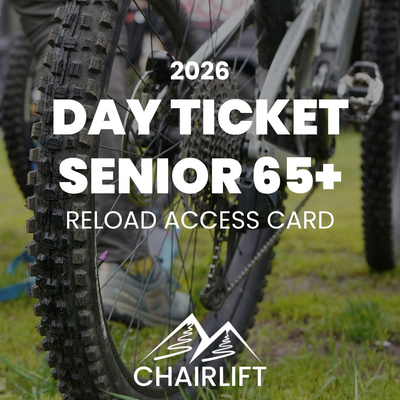 Day  Chairlift  Access Ticket  -Senior 65+ (Reload)