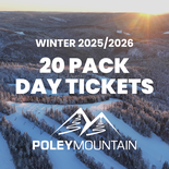 20 Pack  Full Day Lift Tickets
