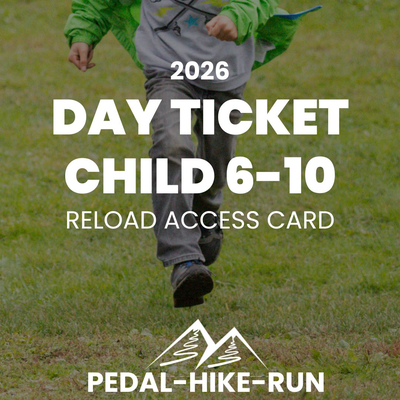 Pedal/Hike/Run Ticket  -Child 6-10 (Reload)