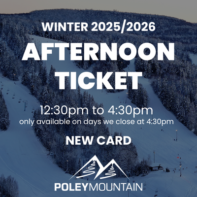 Lift Ticket Afternoon- Child (5& under)